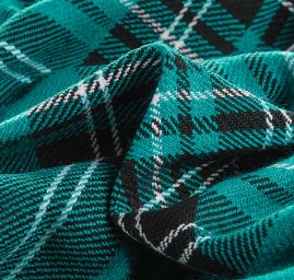 Kostýmová látka Art Fabrics Tartan petrol
