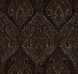 Žakár Art Fabrics Paisley orient světle hnědý