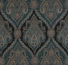 Žakár Art Fabrics Paisley orient režný
