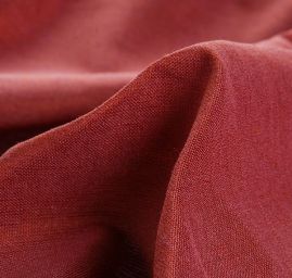 Len Art Fabrics šanžán tm. vínově červený