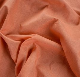 Len Art Fabrics šanžán oranžovohnědý