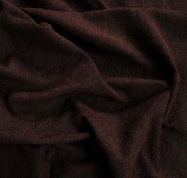 Kostýmová látka Art Fabrics vzor rybí kost hnědá