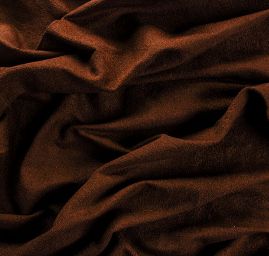 Kostýmová látka Art Fabrics rybí kost hnědý melír