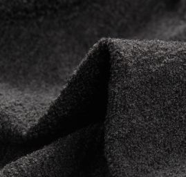 Kostýmová látka Art Fabrics rybí kost šedočerná