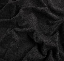 Kostýmová látka Art Fabrics rybí kost šedočerná