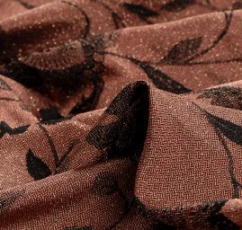 Žakárová tkanina Art Fabrics Primavera starorůžová