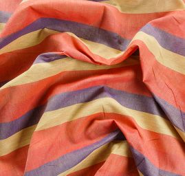 Len Art Fabrics barevné proužky