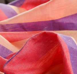 Len Art Fabrics barevné pruhy