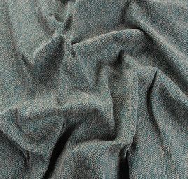 Kostýmová látka Art Fabrics rybí kost zelenošedý melír