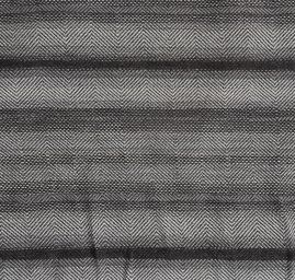 Kostýmová látka Art Fabrics rybí kost šedočerný melír