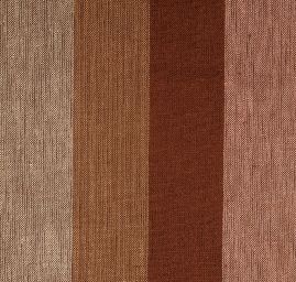 Len Art Fabrics širší pruhy čokoládově hnědý