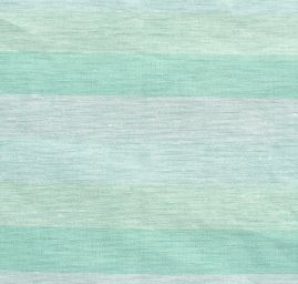 Len Art Fabrics širší pruhy zelenomint