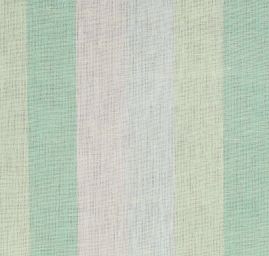 Len Art Fabrics širší pruhy zelenožluté