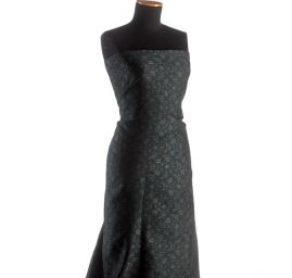 Replika historické látky Art Fabrics Rozálie modrozelená