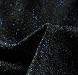 Replika historické látky Art Fabrics Rozálie modrozelená