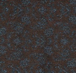 Replika historické látky Art Fabrics Rozálie hnědomodrá