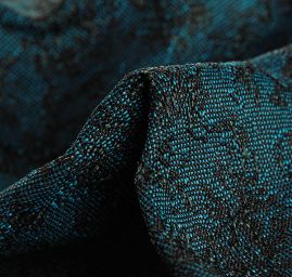 Replika historické látky Art Fabrics Rozálie tyrkysová