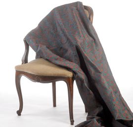 Replika historickej látky Art Fabrics Rozálie škoricová