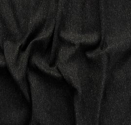 Kostýmová látka vzor rybia kosť Art Fabrics sivočierna