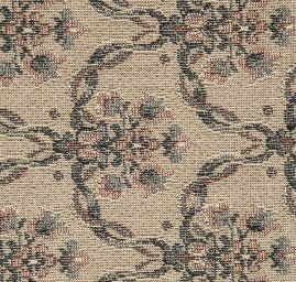 Replika historické látky Art Fabrics Girlandy gobelín