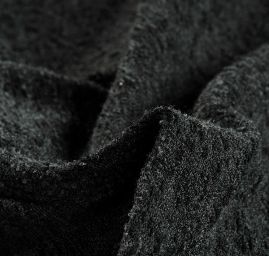 Kostýmovka Art Fabrics buklé černozelená