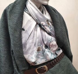 Kostýmovka Art Fabrics buklé tm.zelená