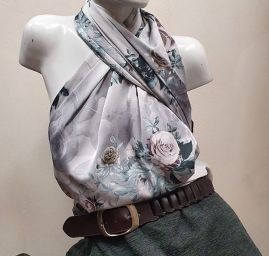 Kostýmovka Art Fabrics buklé tm.zelená