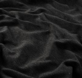 Kostýmová látka Art Fabrics mohér černošedá