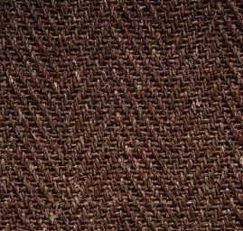 Kostýmová látka rybí kost hnědá 