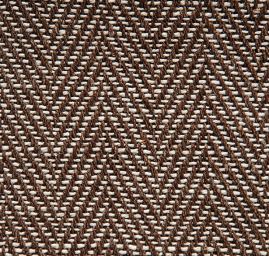 Kostýmovka Art Fabrics vzor rybí kost hnědá