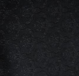 Replika historické látky Art Fabrics Girlandy černá