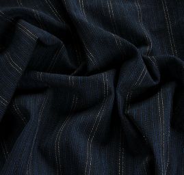 Kostýmová látka Art Fabrics zlaté proužky