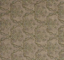 Replika historické látky Art Fabrics Girlandy zelenobéžové