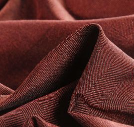 Kostýmová látka Art Fabrics rybí kost vínová