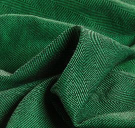 Kostýmová látka Art Fabrics rybí kost sv.zelená