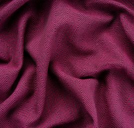 Kostýmová látka Art Fabrics rybí kost fialová