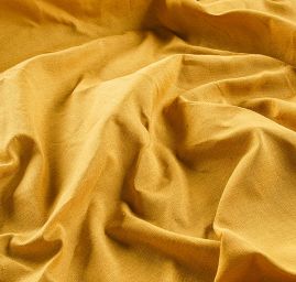 Len Art Fabrics hnědožlutý