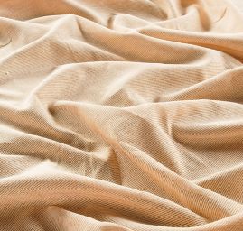 Len organtýn Art Fabrics oranžovohnědá