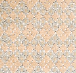 Žakárová látka Art Fabrics Brusel okrová/zelená