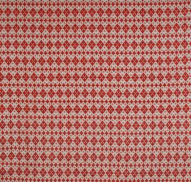 Žakárová látka Art Fabrics Brusel vínová/zelená