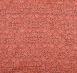 Žakárová látka Art Fabrics Gotik červenohnědý