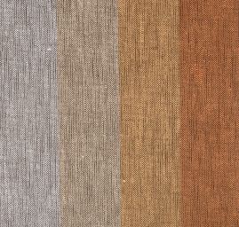 Len Art Fabrics širší pruhy okrový