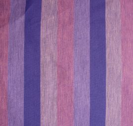 Len Art Fabrics širší pruhy levandulový