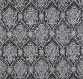 Žakár Art Fabrics Paisley orient modrý/zlatý