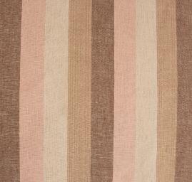 Len Art Fabrics širší pruhy béžový