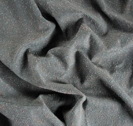 Kostýmovka Art Fabrics nopky hnědomodrá lesk