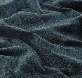 Kostýmová látka Art Fabrics mohér modročerná