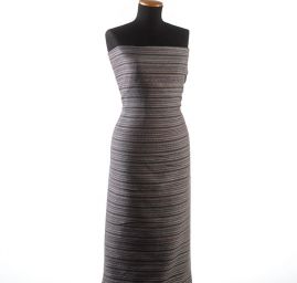 Kostýmová látka chanel Art Fabrics šedá zelená