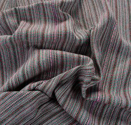 Kostýmová látka chanel Art Fabrics šedá zelená