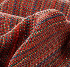 Kostýmová látka chanel Art Fabrics cihlová